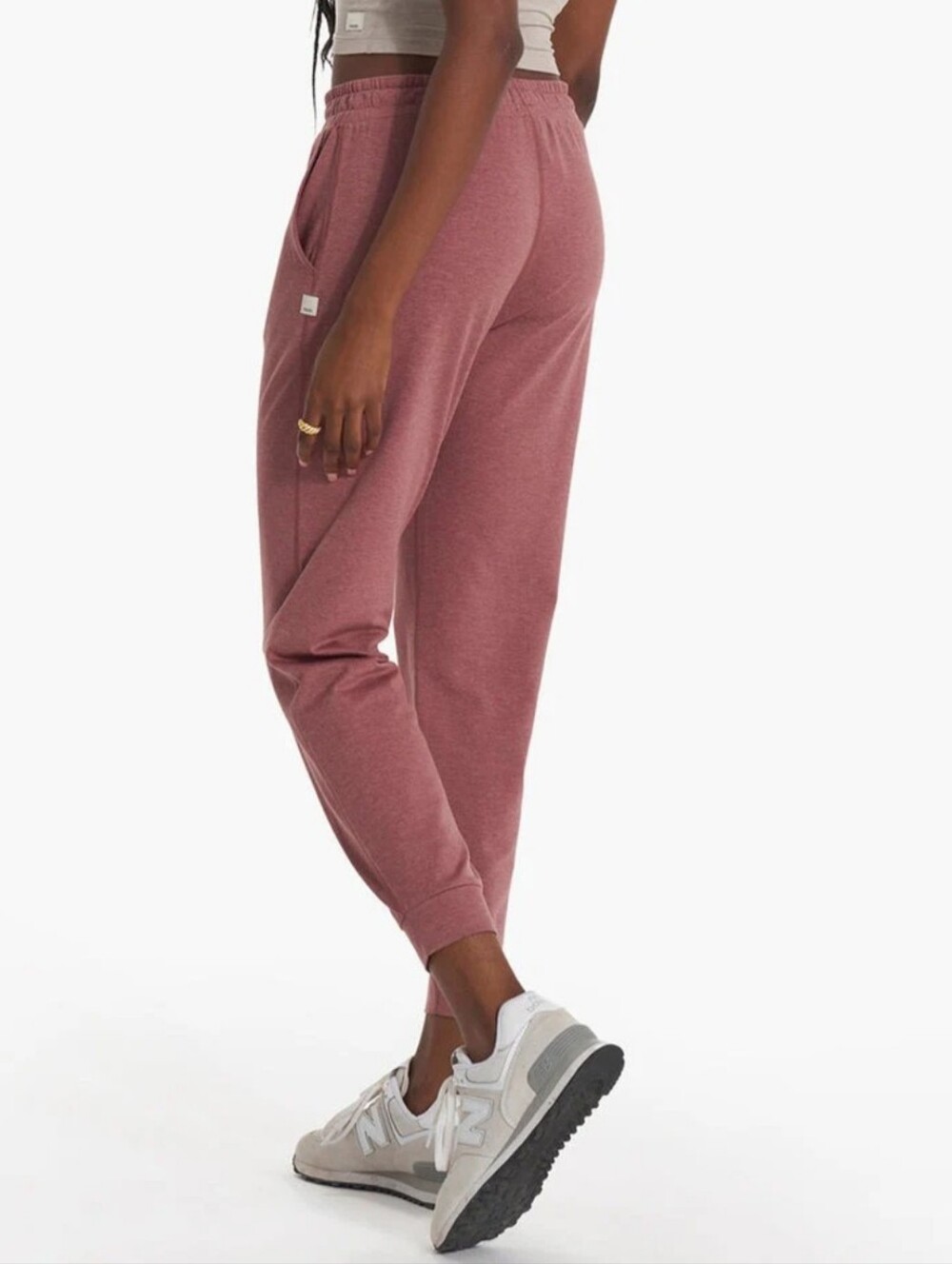 Vuori Performance Jogger Marsala Heather DreamKnit